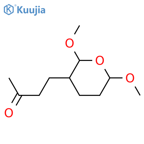 4-(2,6-Dimethoxytetrahydropyran-3-yl)butan-2-one structure