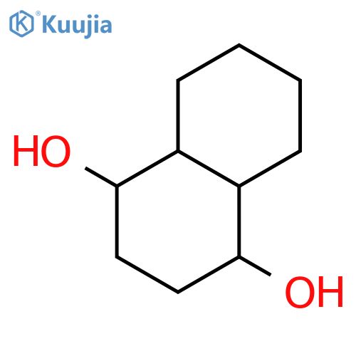 1,2,3,4,4a,5,6,7,8,8a-decahydronaphthalene-1,4-diol structure