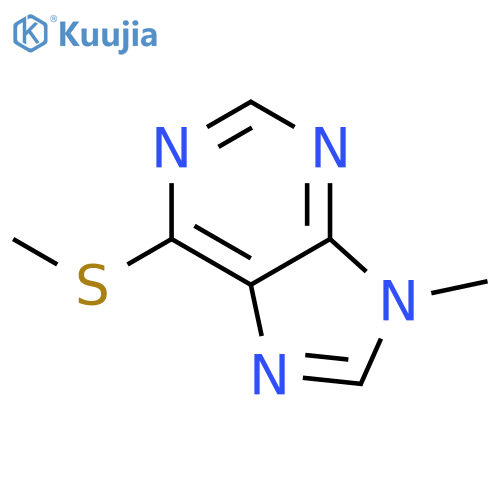9H-Purine,9-methyl-6-(methylthio)- structure