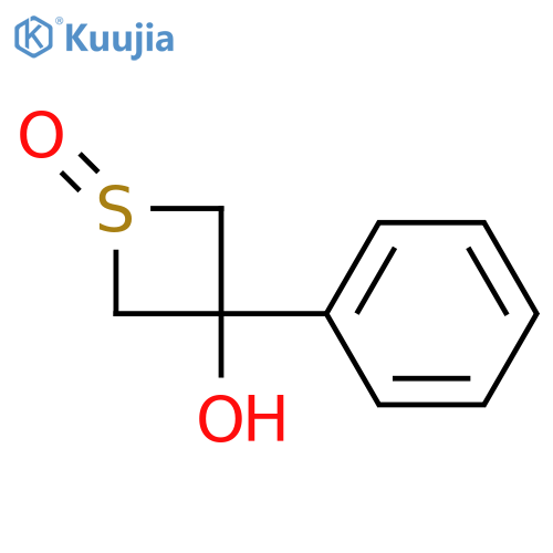 1-oxo-3-phenylthietan-3-ol structure