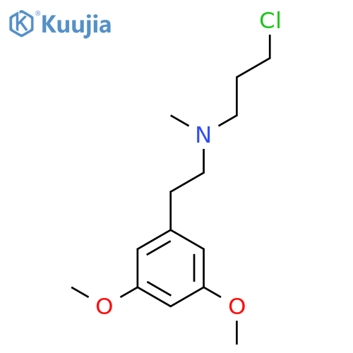 Benzeneethanamine, N-(3-chloropropyl)-3,5-dimethoxy-N-methyl- structure