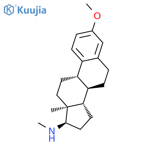 Estra-1,3,5(10)-trien-17-amine, 3-methoxy-N-methyl-, (17a)- structure