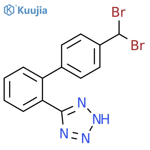 5-(4'-(Dibromomethyl)-1,1'-biphenyl-2-yl)-1H-tetrazole structure