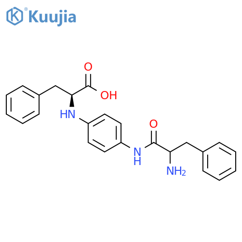 L-Phenylalanine, N-[4-[(2-amino-1-oxo-3-phenylpropyl)amino]phenyl]-, (S)- structure