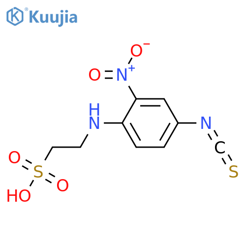 Ethanesulfonic acid,2-[(4-isothiocyanato-2-nitrophenyl)amino]- structure