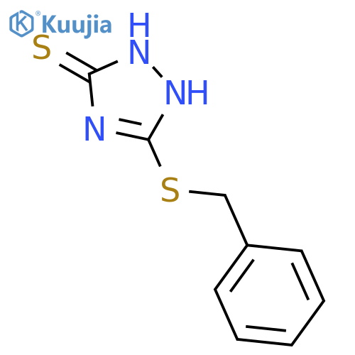 5-benzylsulfanyl-1,2-dihydro-1,2,4-triazole-3-thione structure