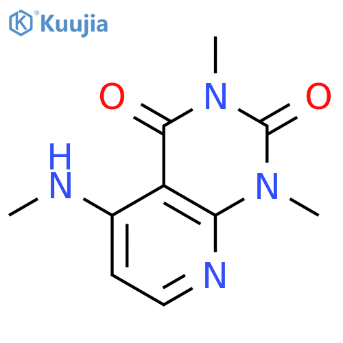 Pyrido[2,3-d]pyrimidine-2,4(1H,3H)-dione,1,3-dimethyl-5-(methylamino)- structure