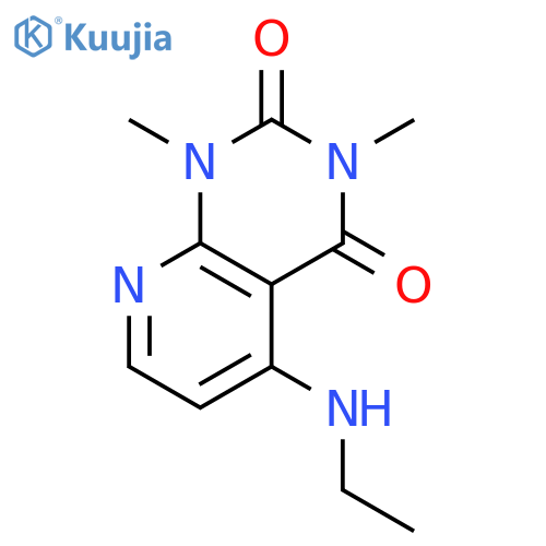 Pyrido[2,3-d]pyrimidine-2,4(1H,3H)-dione, 5-(ethylamino)-1,3-dimethyl- structure