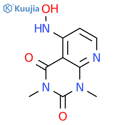 Pyrido[2,3-d]pyrimidine-2,4(1H,3H)-dione,5-(hydroxyamino)-1,3-dimethyl- structure