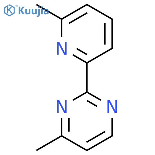 Pyrimidine, 4-methyl-2-(6-methyl-2-pyridinyl)- structure