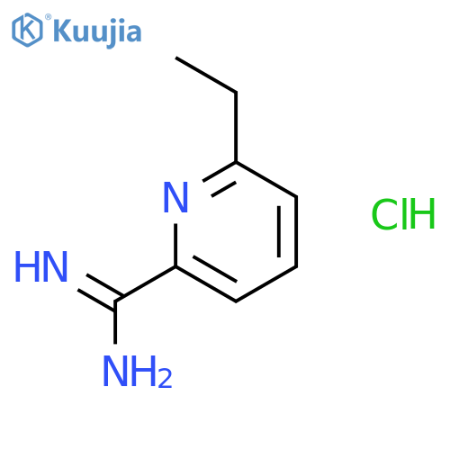 6-ethylpyridine-2-carboxamidine;hydrochloride structure