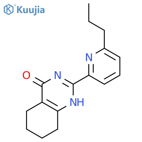4(1H)-Quinazolinone, 5,6,7,8-tetrahydro-2-(6-propyl-2-pyridinyl)- structure