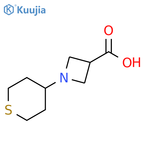 1-(thian-4-yl)azetidine-3-carboxylic acid structure