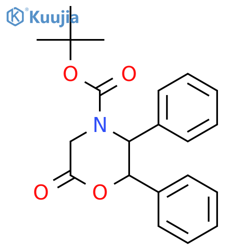 (2S,3R)-(+)-N-Boc-6-oxo-2,3-diphenylmorpholine structure
