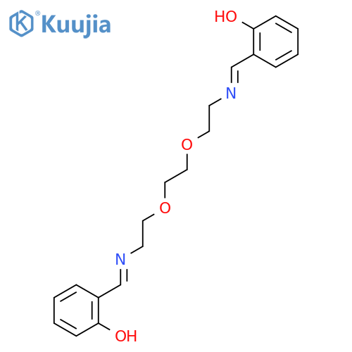 Phenol, 2,2'-(5,8-dioxa-2,11-diazadodeca-1,11-diene-1,12-diyl)bis- structure