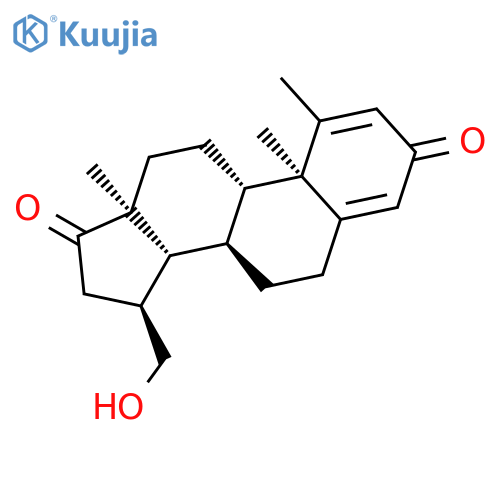 Androsta-1,4-diene-3,17-dione, 15-(hydroxymethyl)-1-methyl-, (15a)- structure