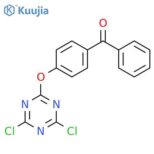 Methanone, [4-[(4,6-dichloro-1,3,5-triazin-2-yl)oxy]phenyl]phenyl- structure