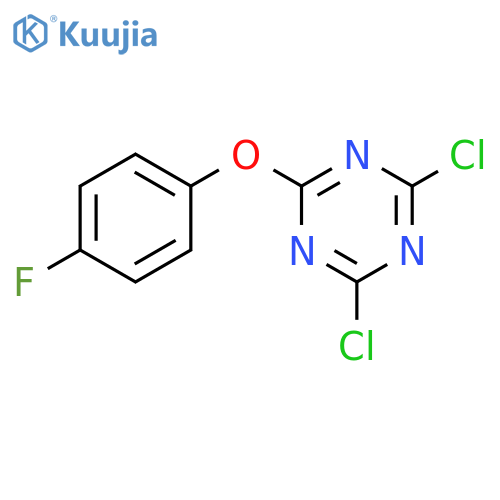 1,3,5-Triazine,2,4-dichloro-6-(4-fluorophenoxy)- structure