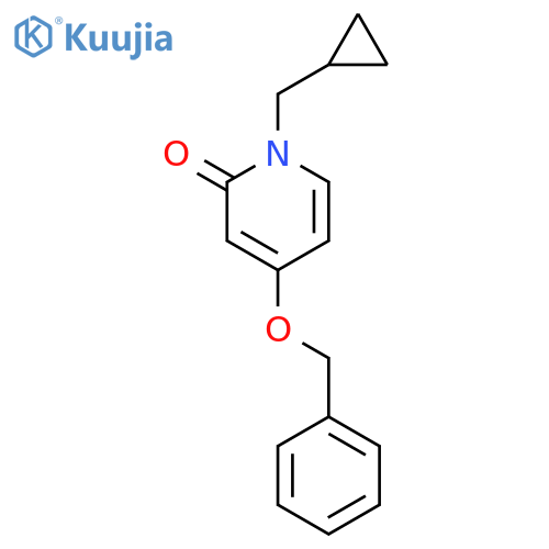 4-(Benzyloxy)-1-(cyclopropylmethyl)pyridin-2(1H)-one structure