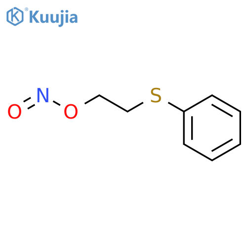 2-phenylsulfanylethyl nitrite structure