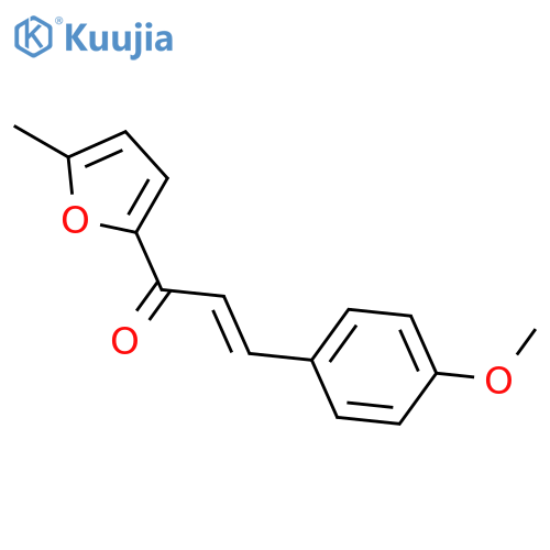 3-(4-methoxyphenyl)-1-(5-methylfuran-2-yl)prop-2-en-1-one structure