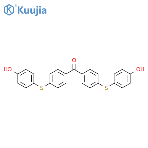 Methanone, bis[4-[(4-hydroxyphenyl)thio]phenyl]- structure