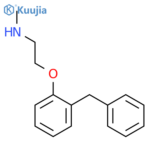 2-(2-benzylphenoxy)-N-methylethanamine structure