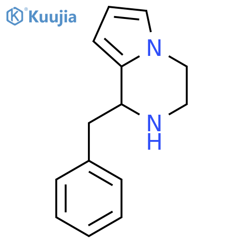 1,2,3,4-tetrahydro-1-(phenylmethyl)-Pyrrolo[1,2-a]pyrazine structure