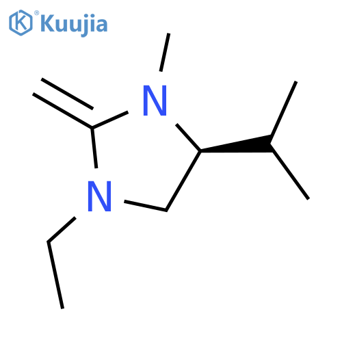 Imidazolidine, 1-ethyl-3-methyl-2-methylene-4-(1-methylethyl)-, (S)- structure