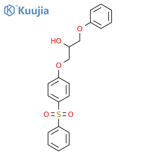 2-Propanol, 1-phenoxy-3-[4-(phenylsulfonyl)phenoxy]- structure