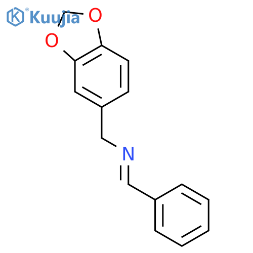 3,4-METHYLENEDIOXYBENZYLIDINEBENZYLAMINE structure