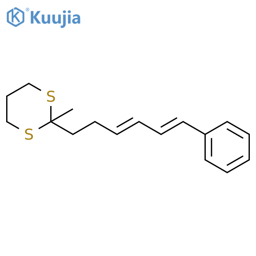 1,3-Dithiane, 2-methyl-2-(6-phenyl-3,5-hexadienyl)- structure