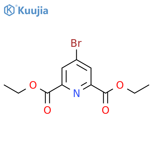 2,6-diethyl 4-bromopyridine-2,6-dicarboxylate structure