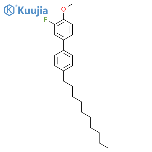 1,1'-Biphenyl, 4'-decyl-3-fluoro-4-methoxy- structure