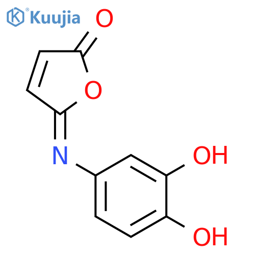 2(5H)-Furanone,5-[(3,4-dihydroxyphenyl)imino]- structure