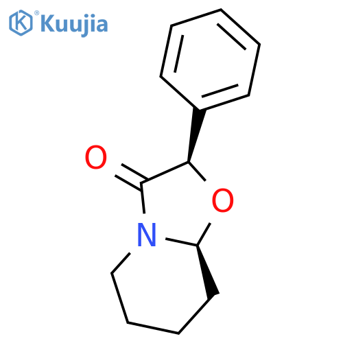 5H-Oxazolo[3,2-a]pyridin-3(2H)-one, tetrahydro-2-phenyl-, trans-(±)- structure