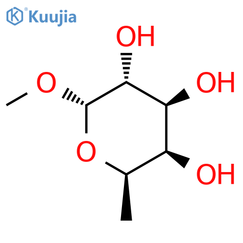 Methyl a-D-fucopyranoside structure