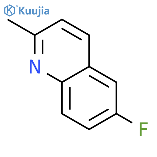 6-Fluoro-2-methylquinoline structure