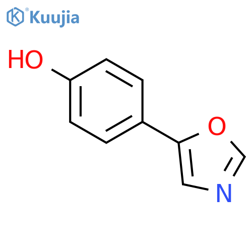 4-(5-Oxazolyl)phenol structure
