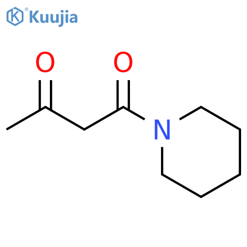 1-Piperidin-1-yl-butane-1,3-dione structure