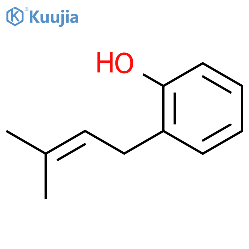 Phenol,2-(3-methyl-2-buten-1-yl)- structure
