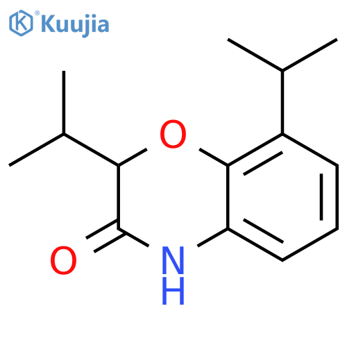 2,8-di(propan-2-yl)-4H-1,4-benzoxazin-3-one structure