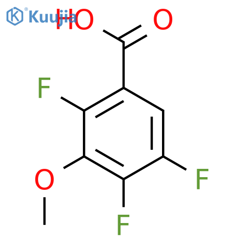 3-Methoxy-2,4,5-trifluorobenzoic acid structure