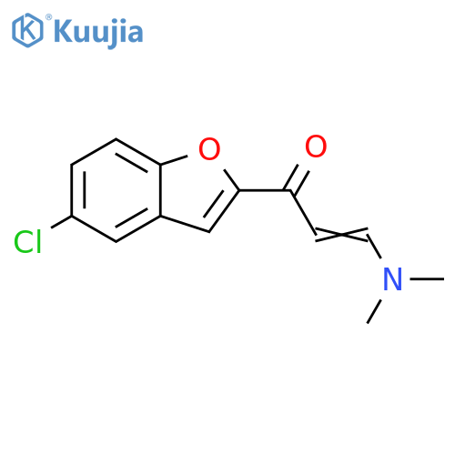 1-(5-Chloro-1-benzofuran-2-yl)-3-(dimethylamino)prop-2-en-1-one structure