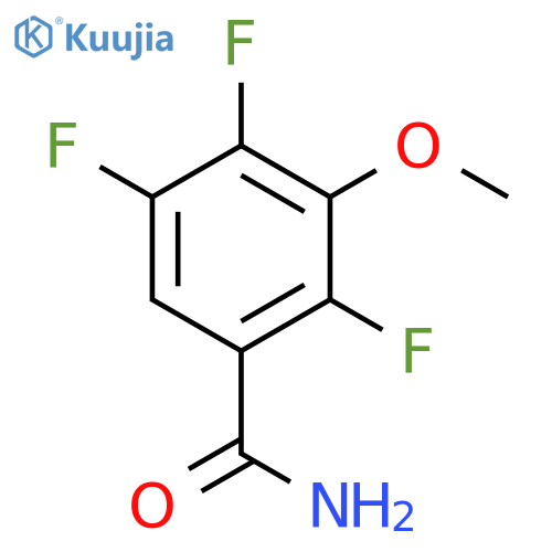 2,4,5-trifluoro-3-methoxybenzamide structure