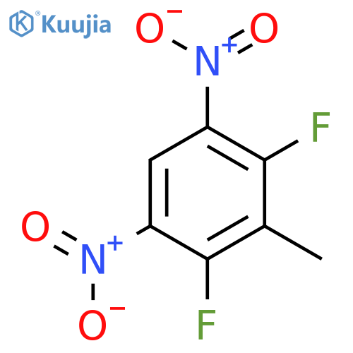 2,4-Difluoro-3-methyl-1,5-dinitrobenzene structure