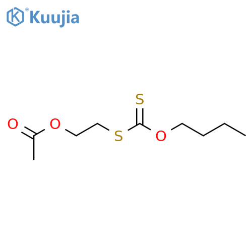 Carbonodithioic acid, S-[2-(acetyloxy)ethyl] O-butyl ester structure