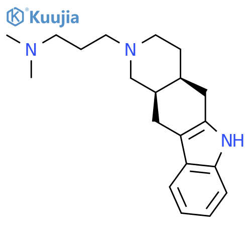 2H-Pyrido[4,3-b]carbazole-2-propanamine, 1,3,4,4a,5,6,11,11a-octahydro-N,N-dimethyl-, cis- structure