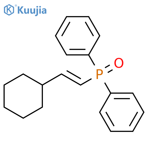 Phosphine oxide, [(1E)-2-cyclohexylethenyl]diphenyl- structure