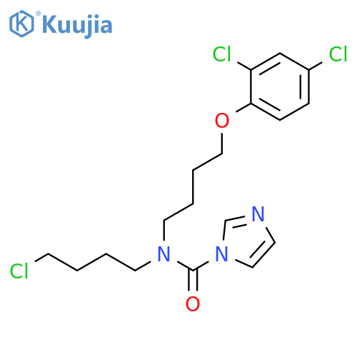 1H-Imidazole-1-carboxamide, N-(4-chlorobutyl)-N-[4-(2,4-dichlorophenoxy)butyl]- structure